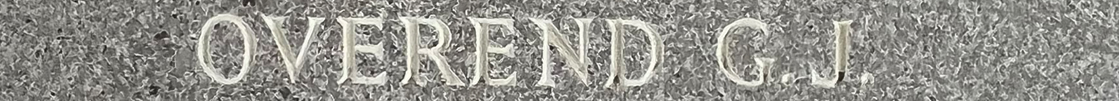 W/O Gerard Joseph Overend<br/><br /><br />missing May 28th, 1944<br /><br /><br />No Known Grave<br /><br /><br />Commemorated: Runnymede Memorial, Surrey, England<br /><br /><br />Panel 254